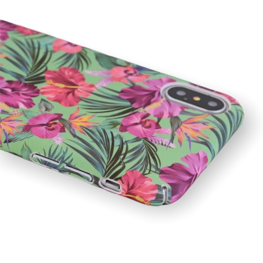 NEW iPhone 7+/8+/6+/6s+ Tropical Flower PC Case - Picture 2 of 4